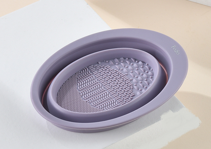 Silicone Cosmetic Makeup Brush Cleaning Pad Board