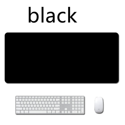 Pure Black Mouse Pad Office Internet Cafe Games