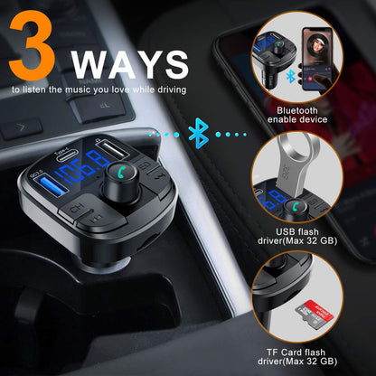 Car Mp3 Bluetooth Player Charger