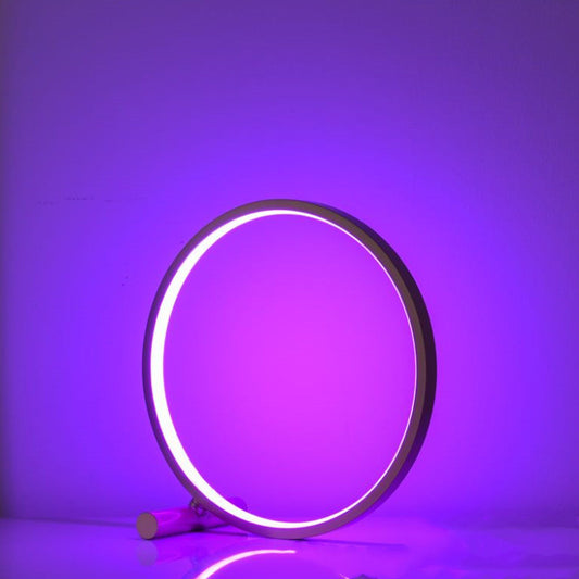 Nordic Simple Usb Table Lamp Rgb Atmosphere Lamp Led Decorative Lamp Creative Personality Eye Protection Bedroom Bedside Lamp