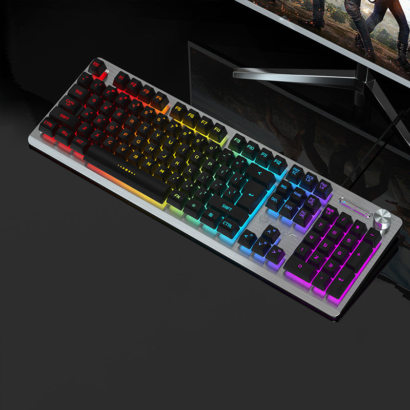 Wolf Way K002 Wired Gaming RGB Keyboard