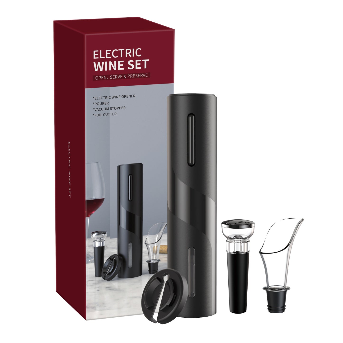 Electronic Bottle Opener Plastic USB Rechargeable Wine Electric Electronic Bottle Opener