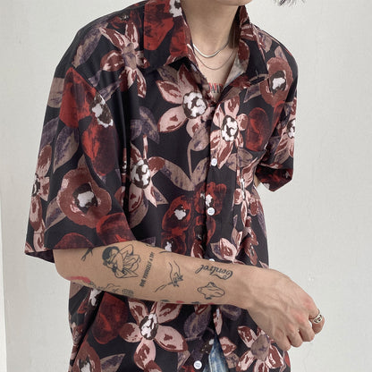 Silk Satin Button Up