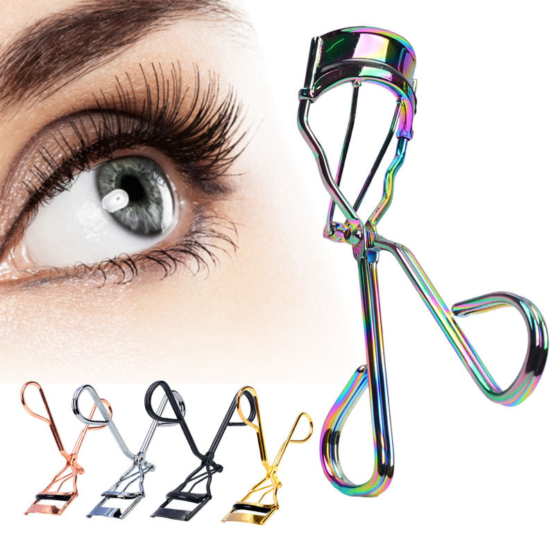 Makeup Eyelash Curler False Eyelash Tweezer Cosmetic Curl Colorful Portable Beauty Accessory