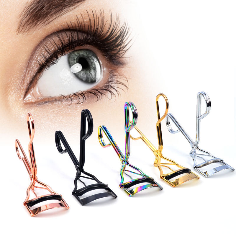 Makeup Eyelash Curler False Eyelash Tweezer Cosmetic Curl Colorful Portable Beauty Accessory