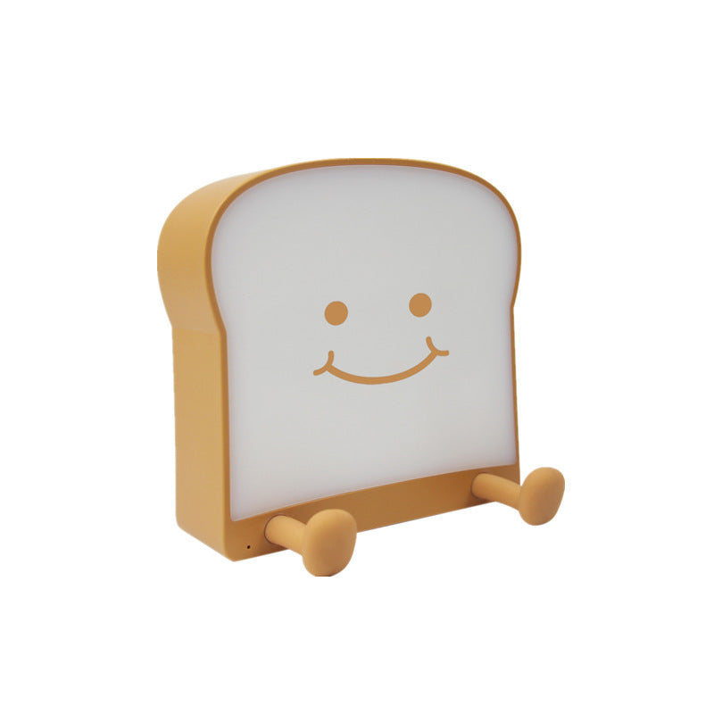 Toast Bread Night Light Usb Charging Timer Light