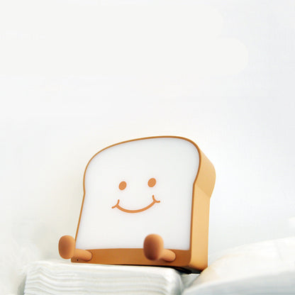 Toast Bread Night Light Usb Charging Timer Light