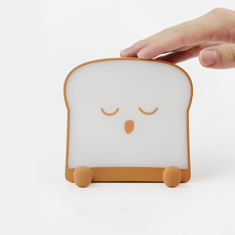 Toast Bread Night Light Usb Charging Timer Light