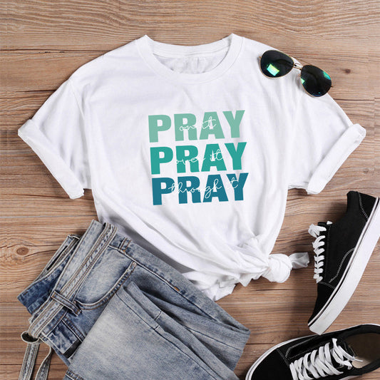 Unisex Graphic PRAY Print Tee