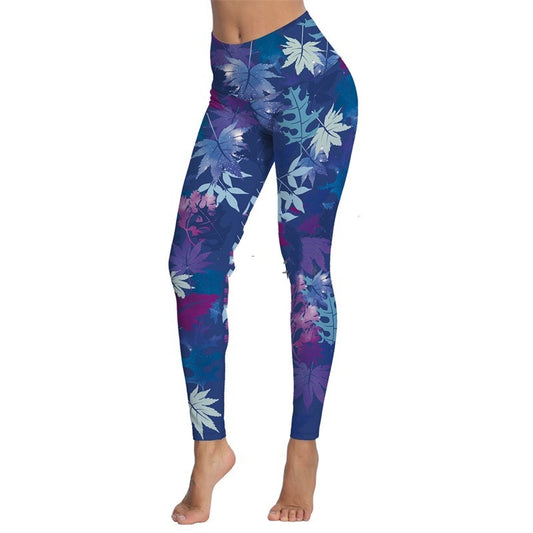 Graphic Print Yoga Leggings