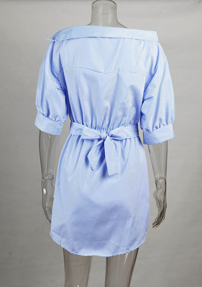 Blue Cotton Dress