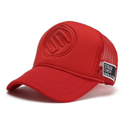 Solid Color Tall Trucker Hat