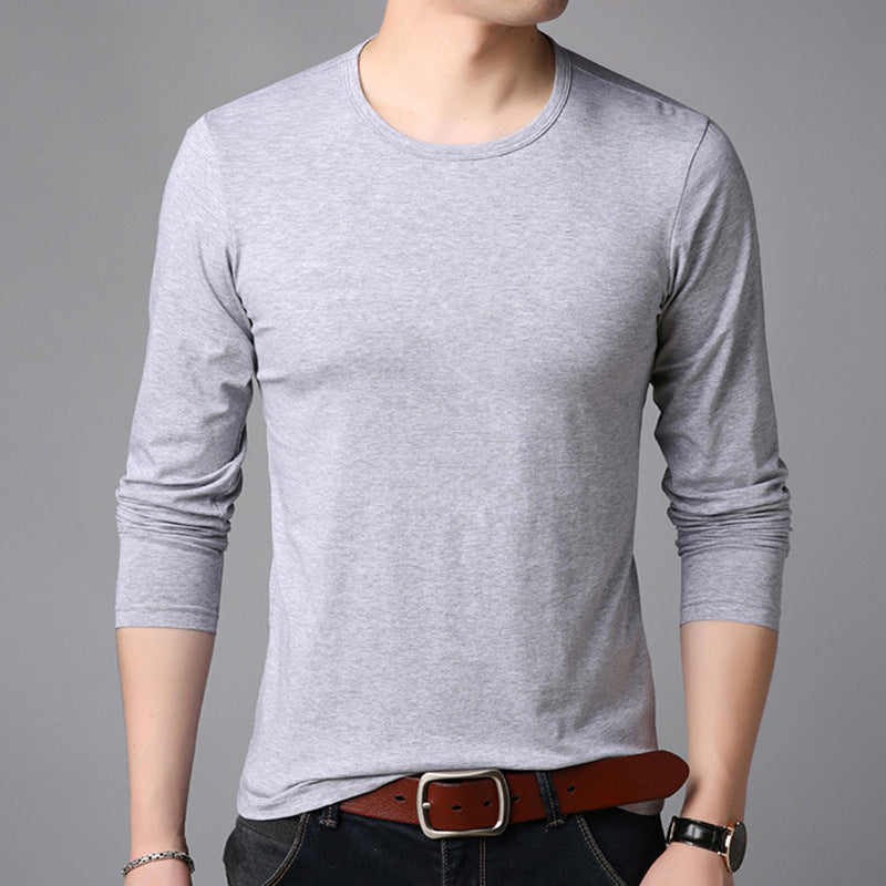 Round Neck Long-sleeved T-shirt