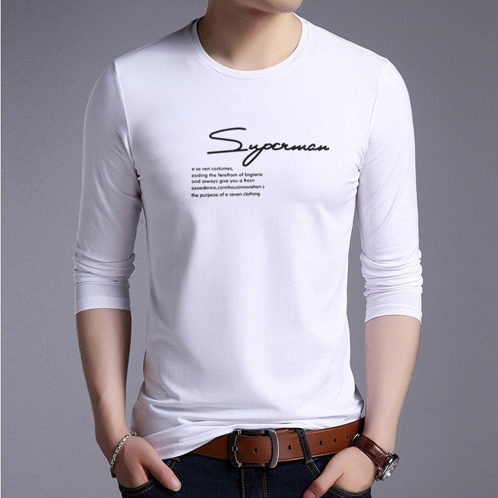 Round Neck Long-sleeved T-shirt