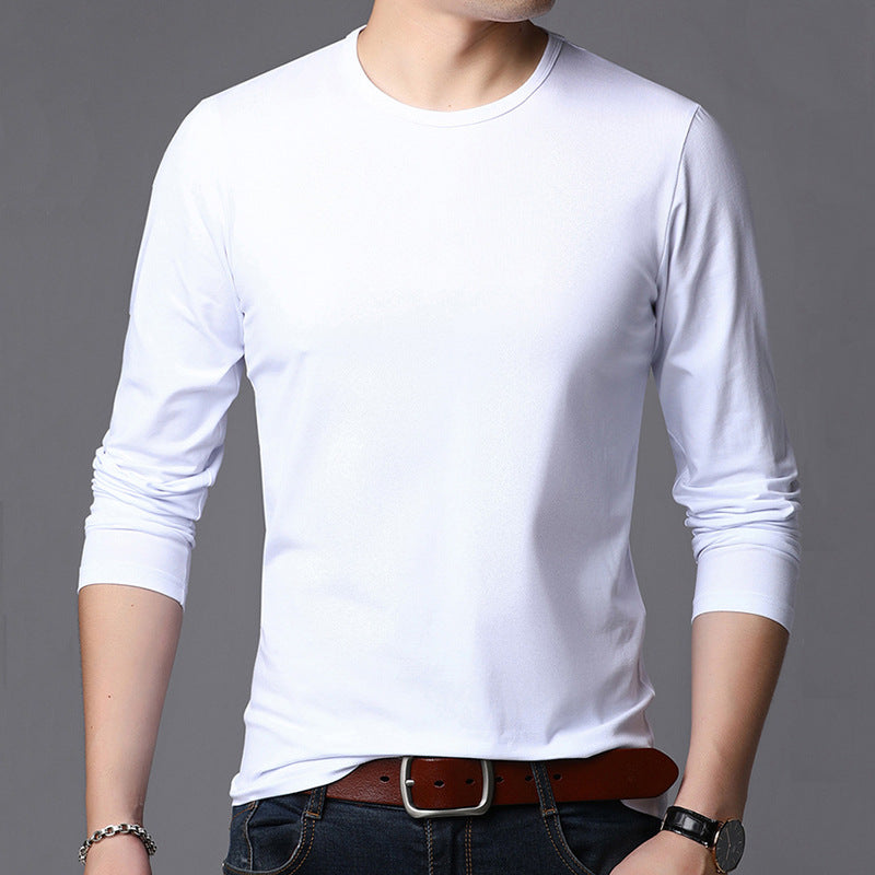 Round Neck Long-sleeved T-shirt