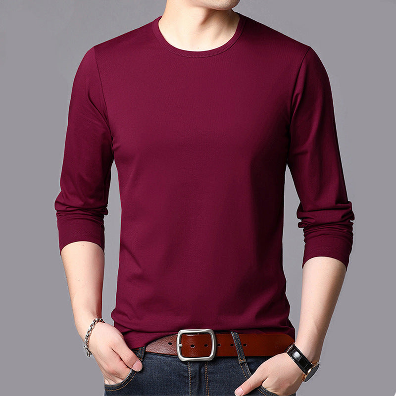 Round Neck Long-sleeved T-shirt