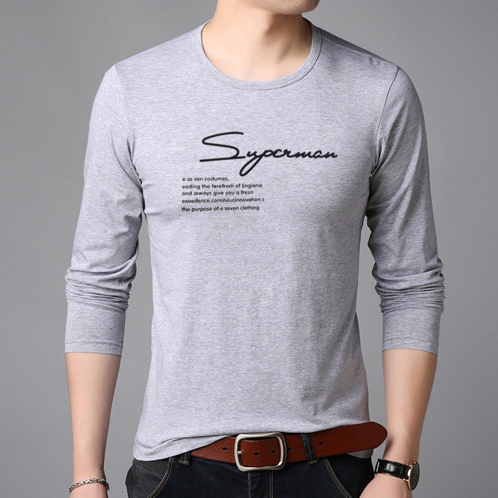 Round Neck Long-sleeved T-shirt