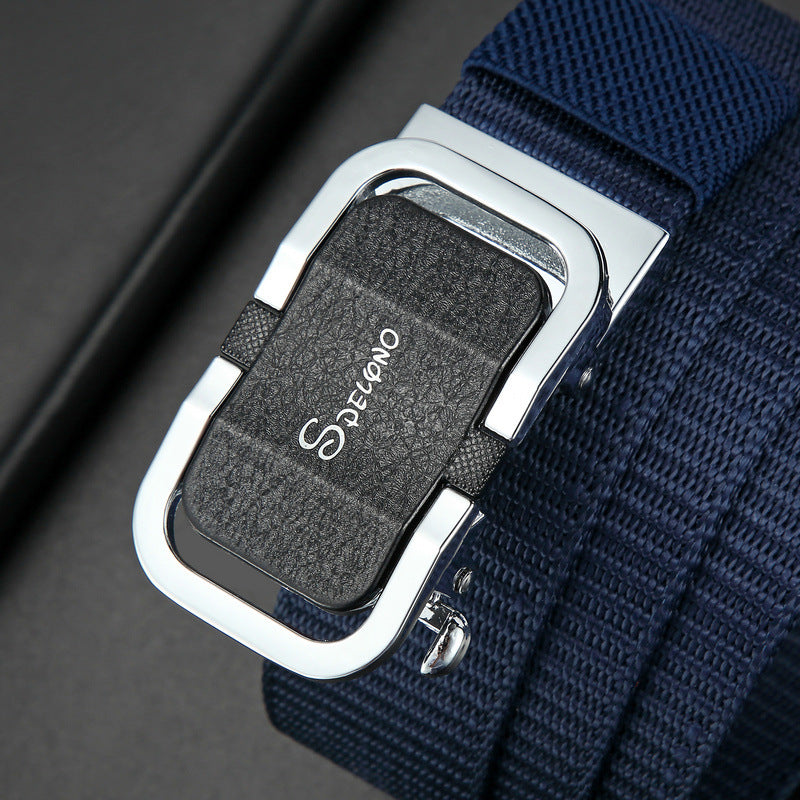 Toothless Automatic Buckle Belt Nylon Canvas Belt