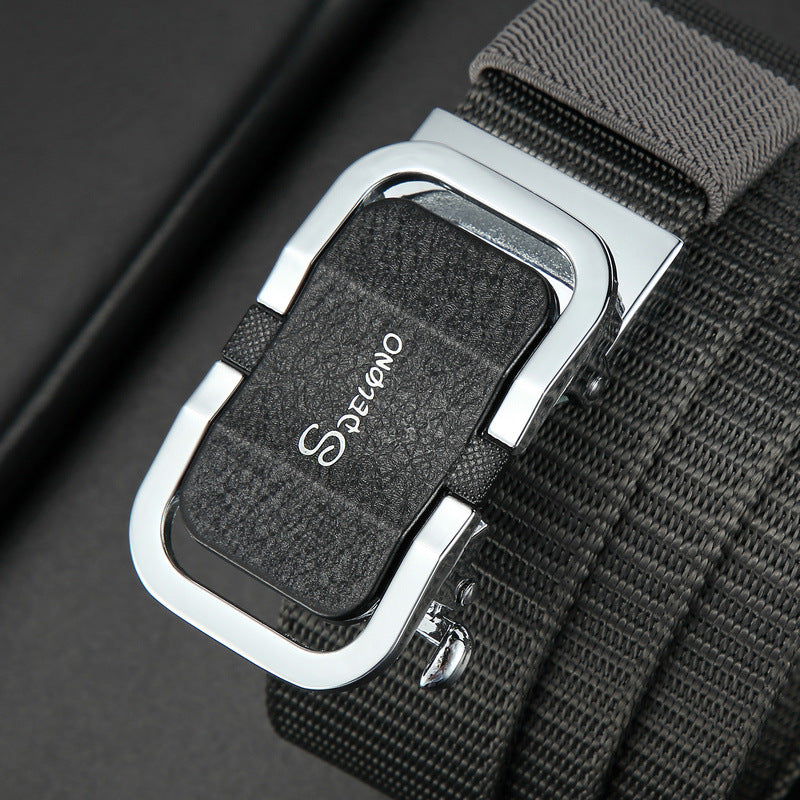 Toothless Automatic Buckle Belt Nylon Canvas Belt