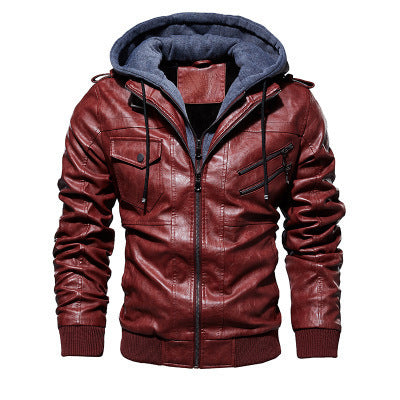 Motorcycle Leather Jacket Slim Fit