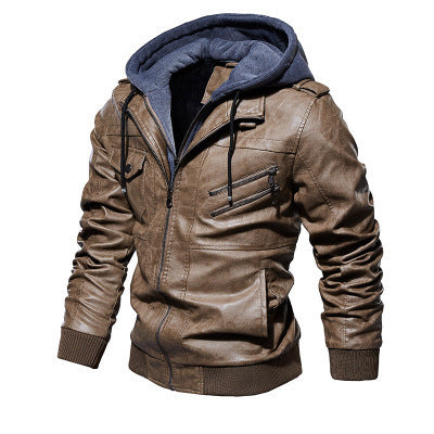 Motorcycle Leather Jacket Slim Fit