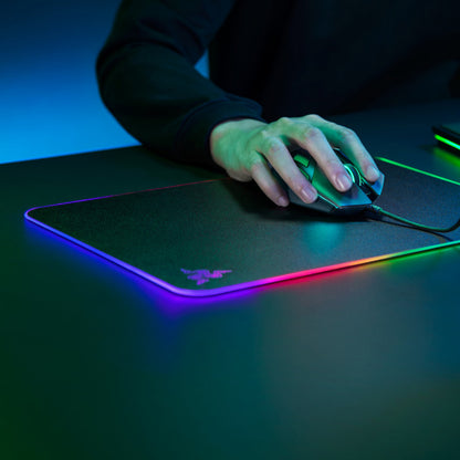 Razer Firefly Hard V2 RGB Game Mouse Pad Built-in Cable Non Slip Rubber Base