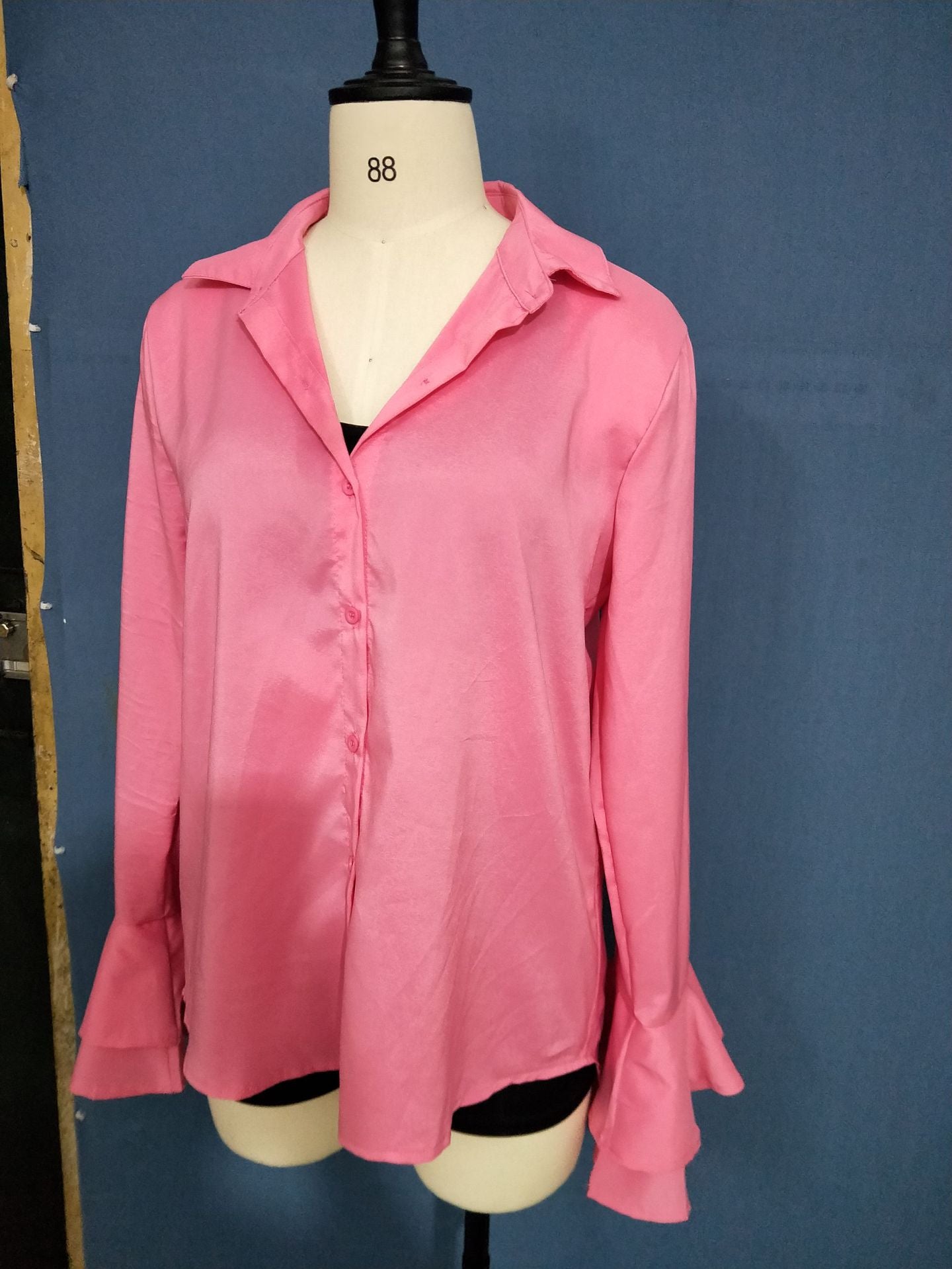 Chiffon Casual Long-sleeved Shirt Tops