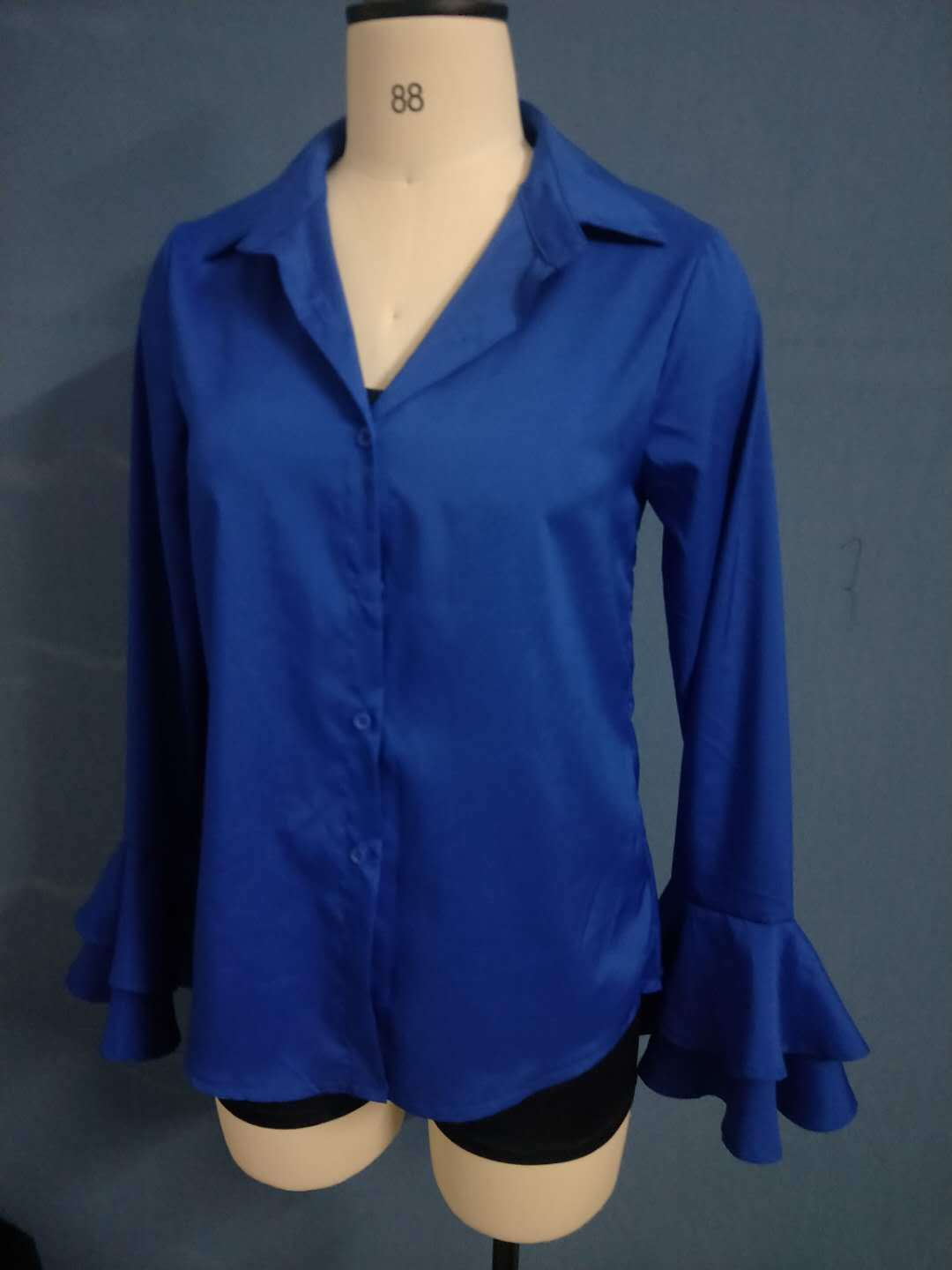 Chiffon Casual Long-sleeved Shirt Tops