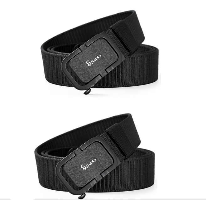 Toothless Automatic Buckle Belt Nylon Canvas Belt