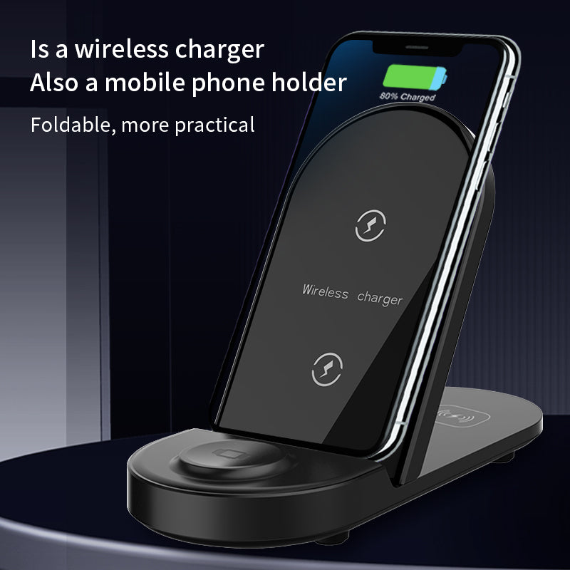 15W 3 in 1 Fast Charge Wireless Charger