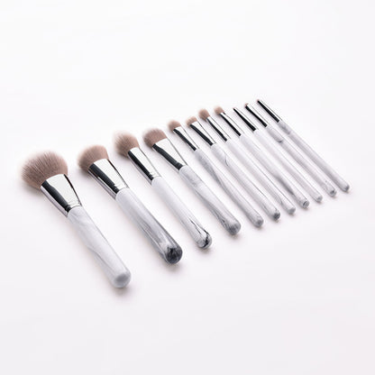 Wooden handle Microcrystalline Wire 11 makeup brush sets