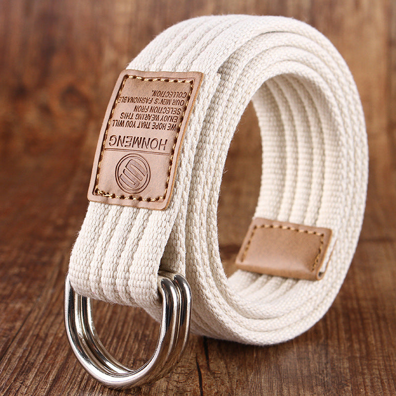 Canvas belt