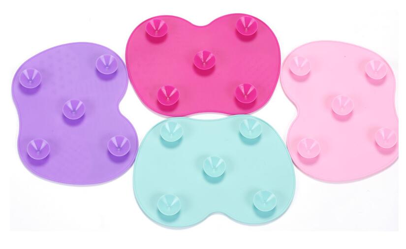 Makeup brush cleaning pad cleaning pad