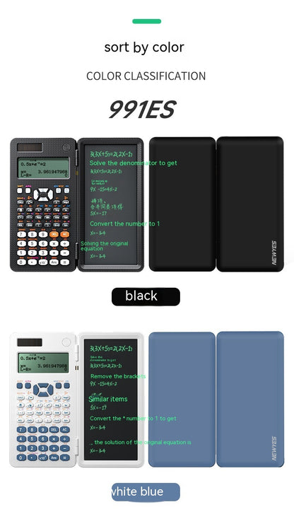 2 In 1 Foldable Scientific Calculator/Handwriting Tablet