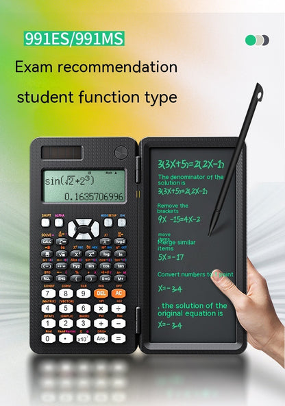 2 In 1 Foldable Scientific Calculator/Handwriting Tablet