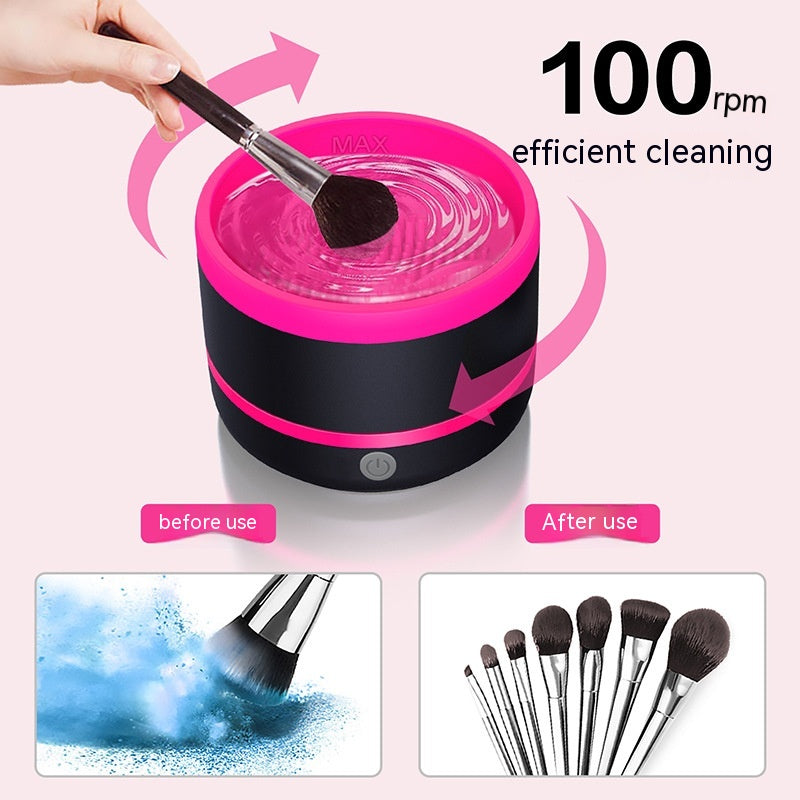 Electric Cosmetic Brush Cleaning Device Type-c Suit Beauty Tools