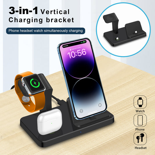 Vertical Three-in-one Charger Watch Wireless Charger Direct Charging