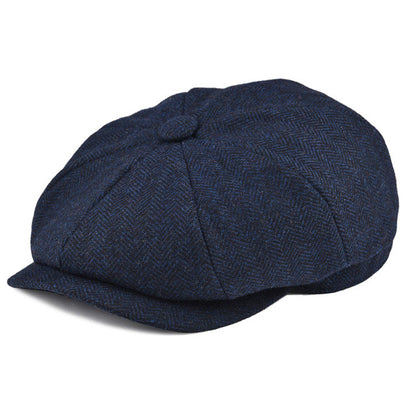 British Retro Peaky Blinder Octagonal Flat Cap