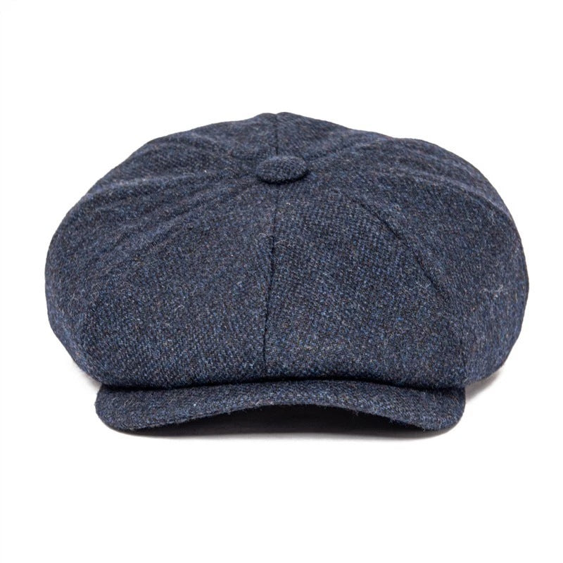 British Retro Peaky Blinder Octagonal Flat Cap