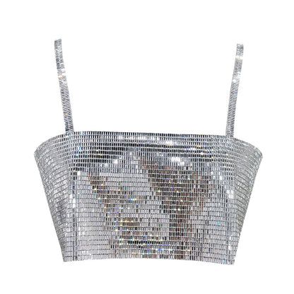 Crystal Rhinestone Adjustable Sling Vest