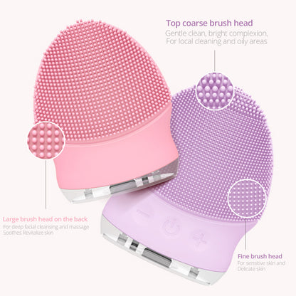 Silicone Ultrasonic Facial Brush