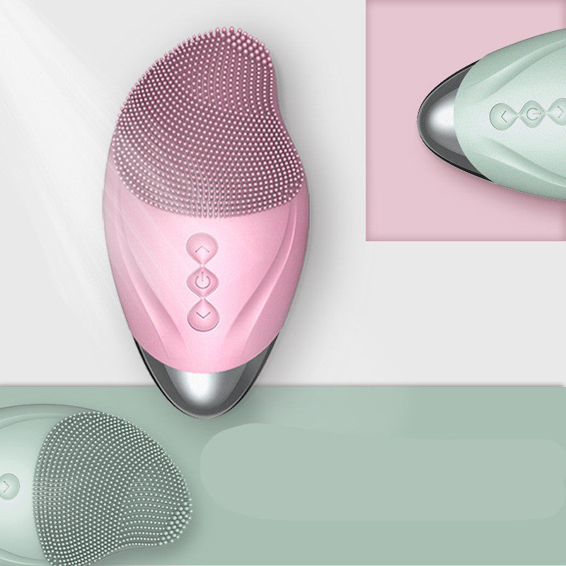 Heated Silicone Ultrasonic Facial Cleanser