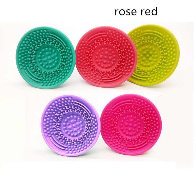 Silicone Brush Cleaner Cosmetic Make Up Washing Brush Gel Cleaning Mat Foundation Makeup Brush Cleaner Pad Tool