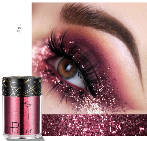 Pudaier 3.5G Makeup Eye Shadow Shimmer Glitter Eye Shadow Powder profissional Matte Eyeshadow Cosmetic paleta de sombra