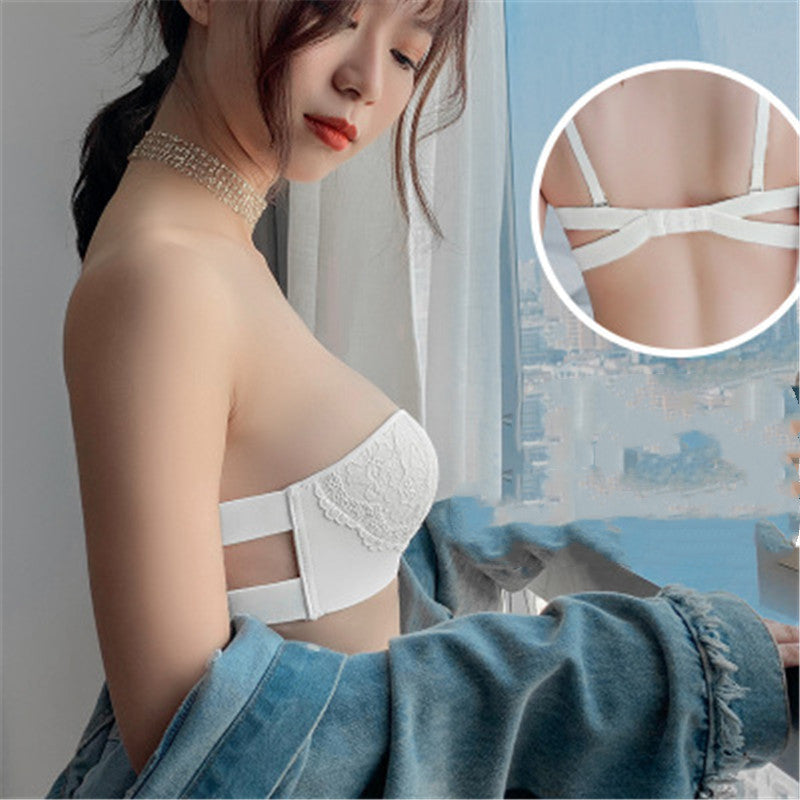 Strapless non-slip invisible bra