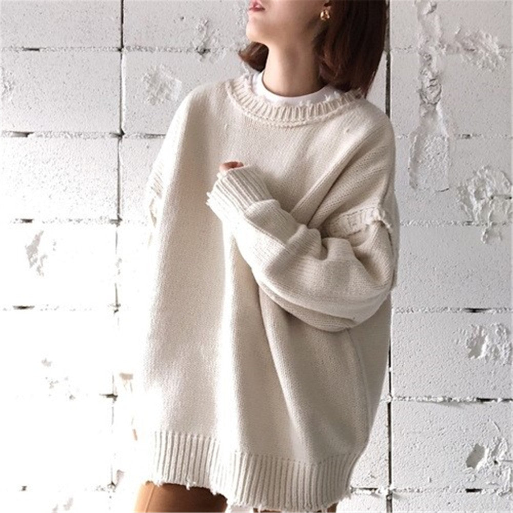 Oversized Cotton Jumper