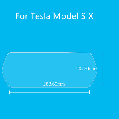 Dashboard screen protector for Model X