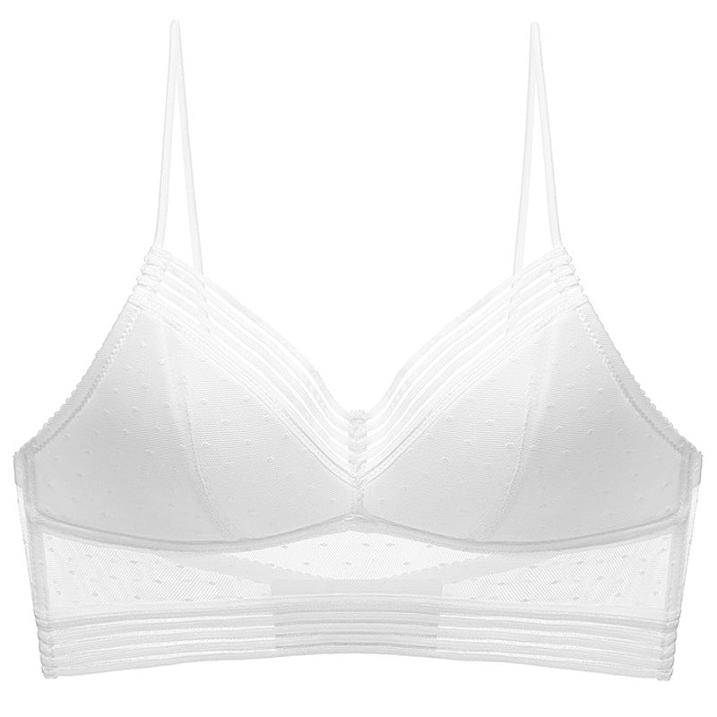 French Lace Mesh Bra