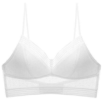 French Lace Mesh Bra