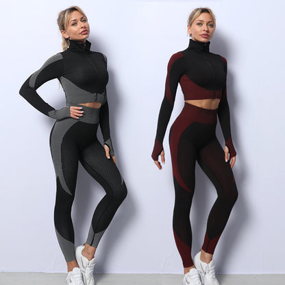 Seamless 3-Piece Yoga Set